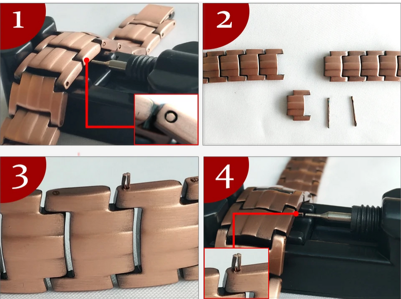 How to Remove or Add Links From Your Copper Magnetic Bracelet