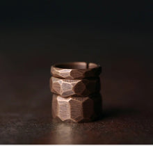Load image into Gallery viewer, Hand Carved Solid Pure Copper Ring