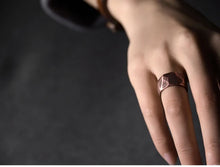 Load image into Gallery viewer, Hand Carved Solid Pure Copper Ring