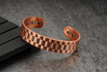 Load image into Gallery viewer, Vinci Enigma Pure Copper Magnetic Bangle