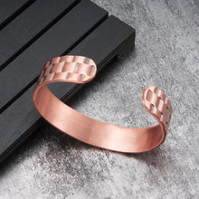Load image into Gallery viewer, Vinci Enigma Pure Copper Magnetic Bangle