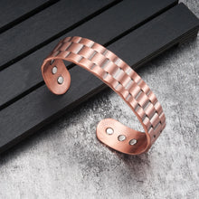Load image into Gallery viewer, Vinci Enigma Pure Copper Magnetic Bangle