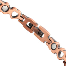 Load image into Gallery viewer, Vinci Hollow Heart Copper Magnetic Bracelet NEW