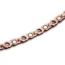 Load image into Gallery viewer, Vinci Hollow Heart Copper Magnetic Bracelet NEW