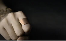 Load image into Gallery viewer, Hammered Hand Crafted Solid Adjustable Copper Ring