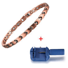 Load image into Gallery viewer, Vinci Thinny Copper Magnetic Bracelet
