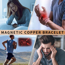 Load image into Gallery viewer, Vinci Mammoth Triple Row Copper Magnetic Bracelet