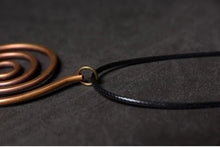 Load image into Gallery viewer, Solid Maze Handmade Pure Copper Pendant Necklace