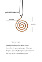 Load image into Gallery viewer, Solid Maze Handmade Pure Copper Pendant Necklace