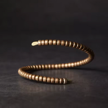 Load image into Gallery viewer, SUPER SALE! Hand Crafted Solid Brass Beaded Dragon Bangle