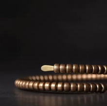 Load image into Gallery viewer, SUPER SALE! Hand Crafted Solid Brass Beaded Dragon Bangle