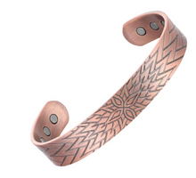Load image into Gallery viewer, The Trip Pure Magnetic Copper Bangle