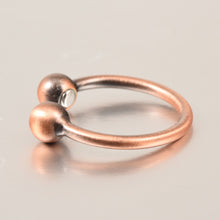 Load image into Gallery viewer, side view of Simply Elegant Pure Copper Magnetic Ring