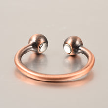 Load image into Gallery viewer, Simply Elegant Pure Copper Magnetic Ring on its side