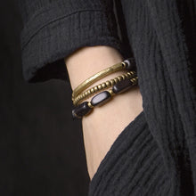 Load image into Gallery viewer, Black Wood Handcrafted Bracelet | CopperTownUSA