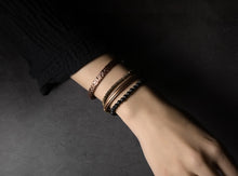 Load image into Gallery viewer, Rustic Hammered Solid Copper Bangle