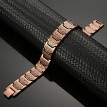 Load image into Gallery viewer, Vinci Strings Double Row Pure Copper Magnetic Bracelet