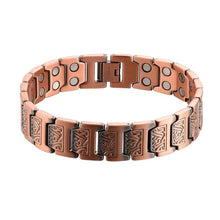 Load image into Gallery viewer, Vinci Strings Double Row Pure Copper Magnetic Bracelet