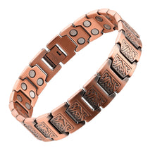 Load image into Gallery viewer, Vinci Strings Double Row Pure Copper Magnetic Bracelet