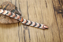 Load image into Gallery viewer, unclasped Vinci Gent Copper Magnetic Bracelet