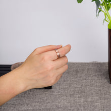 Load image into Gallery viewer, Someone wearing the Vinci Vintage 12 Constellation Pure Copper Open Cuff Ring