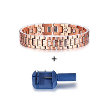 Load image into Gallery viewer, Vinci Scales Magnetic Copper Bracelet with tool kit
