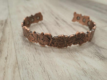 Load image into Gallery viewer, Vinci Jagged Butterfly Pure Copper Magnetic Bracelet
