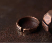 Load image into Gallery viewer, Hand Carved Solid Pure Copper Ring
