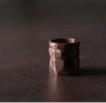 Load image into Gallery viewer, Hand Carved Solid Pure Copper Ring
