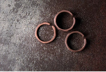 Load image into Gallery viewer, Hand Carved Solid Pure Copper Ring
