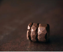 Load image into Gallery viewer, Hand Carved Solid Pure Copper Ring

