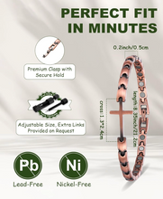 Load image into Gallery viewer, Vinci Cross Pure Copper Magnetic Bracelet
