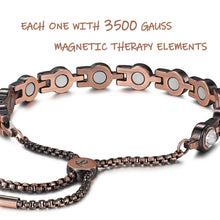 Load image into Gallery viewer, Vinci Smart Slider Edition Bada Bling Copper Magnetic Bracelet
