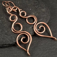 Dazzlings Pure Copper  Non-Magnetic Earrings