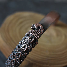 Load image into Gallery viewer, Peacock Pure Copper Magnetic Bangle
