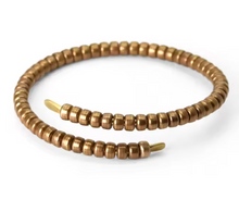 Load image into Gallery viewer, SUPER SALE! Hand Crafted Solid Brass Beaded Dragon Bangle
