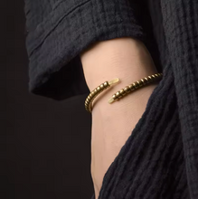 Load image into Gallery viewer, SUPER SALE! Hand Crafted Solid Brass Beaded Dragon Bangle
