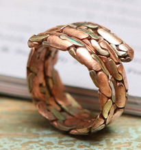 Load image into Gallery viewer, TRIO Copper Hues Resizable Ring
