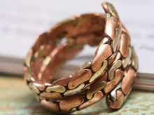 Load image into Gallery viewer, TRIO Copper Hues Resizable Ring
