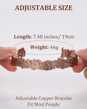 Load image into Gallery viewer, Vinci Jagged Butterfly Pure Copper Magnetic Bracelet

