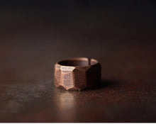 Load image into Gallery viewer, Hand Carved Solid Pure Copper Ring
