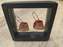 Load image into Gallery viewer, Corky's Relic Hammered Oxidized Copper Earrings
