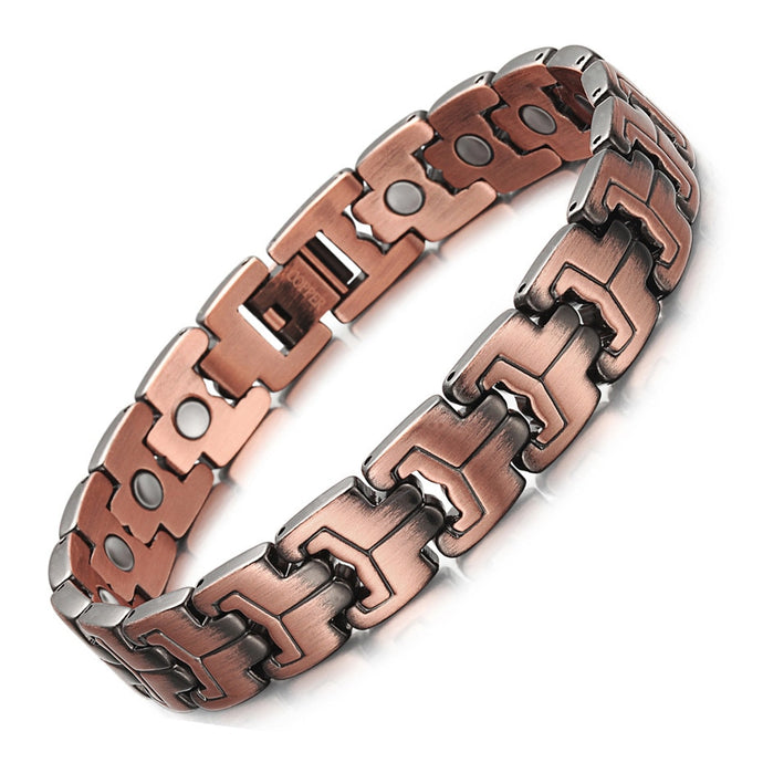 Chain Mail Copper Magnetic Bracelet