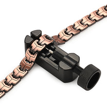 Load image into Gallery viewer, Chain Mail Copper Magnetic Bracelet | CopperTownUSA
