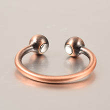 Load image into Gallery viewer, Simply Elegant Pure Copper Magnetic Ring on its side
