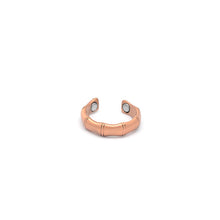 Load image into Gallery viewer, Vinci Bamboo Pure Copper Magnetic Ring with a white background
