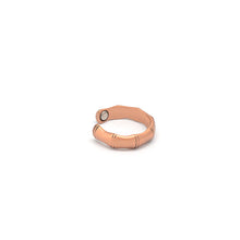Load image into Gallery viewer, inside of the Vinci Bamboo Pure Copper Magnetic Ring 
