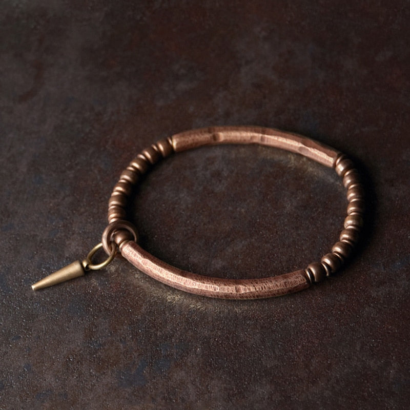 Vajar Hammered Copper Bracelet