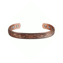 Load image into Gallery viewer, Vinci Garden Pure Copper Magnetic Bangle
