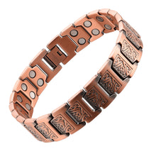 Load image into Gallery viewer, Vinci Strings Double Row Pure Copper Magnetic Bracelet
